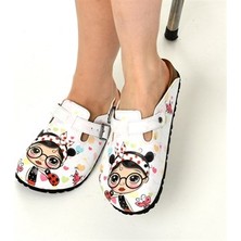 Azizsahinshoes 5013 Bandanalı Kız Sabo Terlik