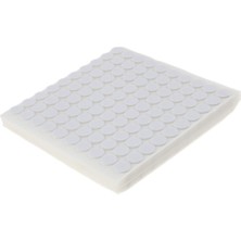 Yuvarlak Köpük Bant Noktası Disk Daire 10X1MM Güçlü Yapışma #1 Beyaz (Yurt Dışından)