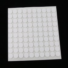 Yuvarlak Köpük Bant Noktası Disk Daire 10X1MM Güçlü Yapışma #1 Beyaz (Yurt Dışından)