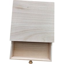 2pcskahverengi Çay Saklama Kutusu Organizatör Stand Tutucu Çekmece Mücevher Biberler Tutucu - 8.94 x 8.94 x 1.06INCH (Yurt Dışından)