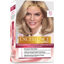 L'Oréal Paris LOreal Paris L'oreal Paris Excellence Creme Saç Boyası 9.1 Sarı Küllü