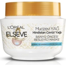 Elseve L'oréal Paris Hindistan Cevizi & Değerli Yağlar Eşsiz Karışım Banyo Öncesi Maske El