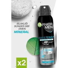 Garnier Men Saf ve Temiz Deodorant 150 ml X2