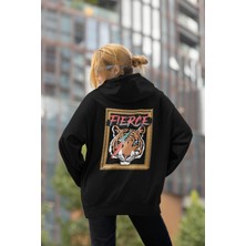 Tshirt-Sweat Oversize Sweatshirt & Hoodie Fierce Tıger Baskılı