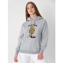 Tshirt-Sweat Oversize Sweatshirt & Hoodie Stay Hıgh Baskılı