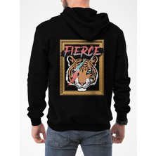 Tshirt-Sweat Oversize Sweatshirt & Hoodie Fierce Tıger Baskılı
