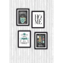 Trend Poster Home&coffee Retro Ahşap Poster