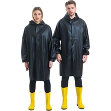 T Rain Yağmurluk Siyah Unisex Su Geçirmez