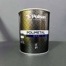 Polisan Polimetal Düz Mat Siyah 0.75 Lt