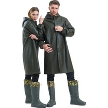 Train Yağmurluk Su Geçirmez Haki