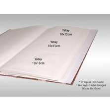 Nrcn 10 x 15 cm 300'LÜK Ofset Baskılı-Desenli Fotoğraf Albümü