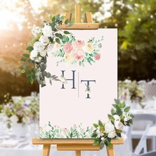 Vonluxe 2pcs El Sanatları Düğün Centerpieces Kiti Çiçek Swag Yapay Opsiyon1 D (Yurt Dışından)