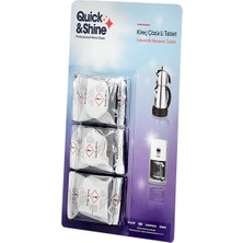 Quick&Shine Su Isıtıcıları Kahve Makineleri ve Elektrikli Ev Aletleri Kireç Çözücü Tablet Temizlik