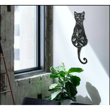 BCD Wood Decor Cat V.6 Dekoratif Metal Tablo