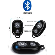 Wlue Bluetooth Kumanda Tüm Telefon ile Uyumlu Video Selfie 10 Metre Menzil