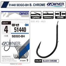 Owner 51440 Seigo-Bh Black Chrome Iğne