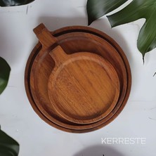 Kerreste Ahşap Sunum Tabağı