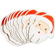 10PCS Fincan Kartı Adı Kart Cam Topper Masa Üstü Dekor Düğün Noel Baba Için