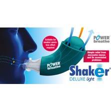 POWERbreathe Shaker Deluxe Light Solunum Fizyoterapi ve Mukus Temizleme Cihazı