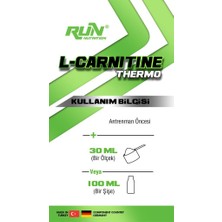Run Nutrition L-carnitine Ekşi Elma Aromalı - 1 Lt - 3000mg - 33 Servis - Hediyeli