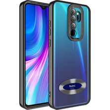 Pilanix Xiaomi Redmi Note 8 Pro Kılıf Renkli Kenarlı Parlak Logo Açık Şeffaf Omega Silikon