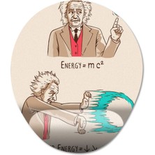 Pixxa Einstein Street Fighter Aduket Bilek Destekli Mousepad Model - 1 Oval