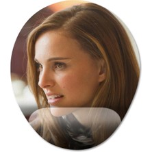 Pixxa Natalie Portman Bilek Destekli Mousepad Model - 3 Oval