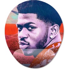 Pixxa Lil Nas x Bilek Destekli Mousepad Model - 4 Oval