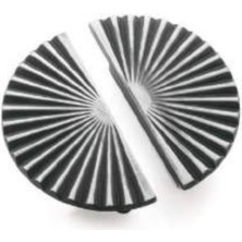 Egesel Kulp 6163 Yelpaze Antik Gümüş 64 Mm(2 Adet)