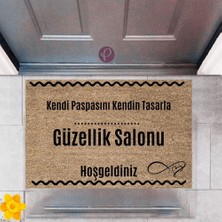 Diji Baby Kapı Önü Paspası Dekoratif Dijital Baskı Güzellik Salonu P-2556