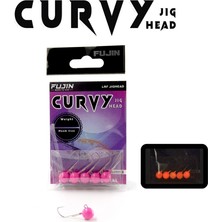 Fujin Curvy Pink Glow Jig Head