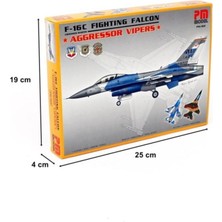 Pm Model F-16 C Aggressor Pm Model Montajlı Plastik Uçak Maket Kiti