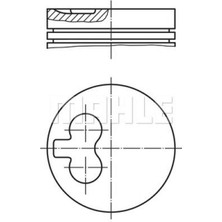 Mahle Piston Segman 85.00 mm +0.60 406 - 605 x UD11 Ate