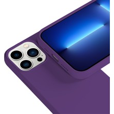 Buff iPhone 13 Pro Rubber S Kılıf Purple