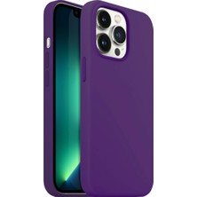 Buff iPhone 13 Pro Max Rubber S Kılıf Purple