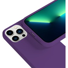 Buff iPhone 13 Pro Max Rubber S Kılıf Purple