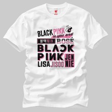 Built By Crazy Blackpink Collage Tişört