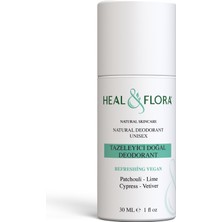 Heal & Flora Tazeleyici Doğal Deodorant Unisex 30 ml