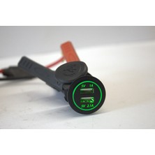 Aracım Oto Aksesuar DC10-30W Dusb 5/v 1/a 2.1A Green