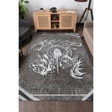 Homshtag Hanedanlar Dokuma Tabanlı Yıkanabilir Game Of Thrones Halısı