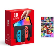 Nintendo Switch OLED Yeni Nesil Konsol 64GB + Mario Kart 8 Deluxe Oyunlu Bundle