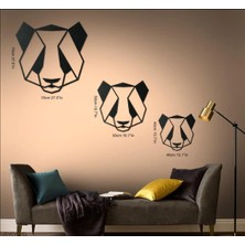 BCD Wood Decor Panda Dekoratif Metal Tablo