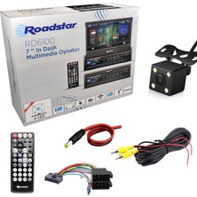 Roadstar Oto Teyp Indash 7 4X50W Mirrorlink Bt/usb/sd/aux/fm Roadstar RD-6100