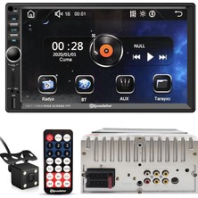 Roadstar Double Teyp 7İnç Mirrorlink Bt/usb/sd/fm/aux Geri Görüş Kameralı Digicom Türkiye Garantili