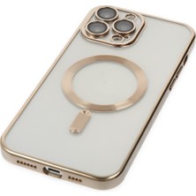 Happycase iPhone 13 Pro Kılıf Kross Magneticsafe Kapak - Gold