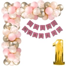 Çıtı Pıtı Store Doğum Günü Dekorasyon Pembe Balon