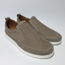 Komcero Dr.jells Delik Baskılı Bağsız Spor Kesim Günlük Comfort Hakiki/gerçek Deri AYAKKABIY0178-L03