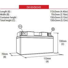 BS Battery BTZ8V (Sla) Motosiklet Akü