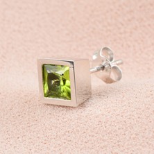 Sanal Kuyumculuk Peridot Küpe 14K