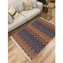 Infort Cotton Serisi Dekoratif Dokuma Taban Saçaklı Kilim